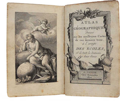 [Географический атлас лучших карт последнего времени для использования в женских и мужских школах]. 1801.